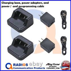 Anytone AT-D168UV Analog Digital DMR UHF VHF radio extra base open box