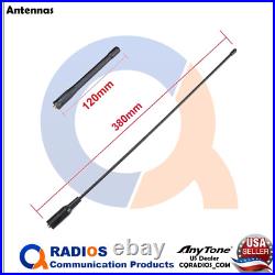 Anytone AT-D168UV Analog Digital DMR UHF VHF radio extra base open box