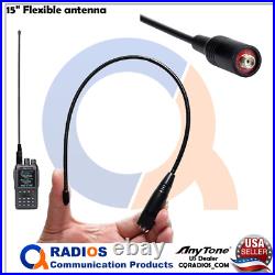 Anytone AT-D168UV Analog Digital DMR UHF VHF radio extra base open box