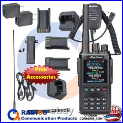Anytone AT-D168UV Analog Digital DMR UHF VHF radio mic extra batt Like AT-D878UV