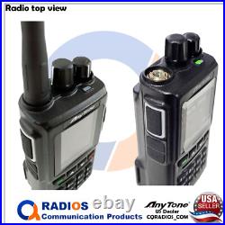 Anytone AT-D168UV Analog Digital DMR UHF VHF radio mic extra batt Like AT-D878UV