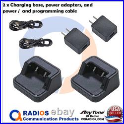 Anytone AT-D168UV Analog Digital DMR UHF VHF radio mic extra batt Like AT-D878UV