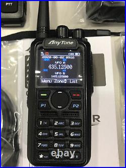 Anytone At-d878uvii Plus Dmr Dualband Radio Latest Version Brand New