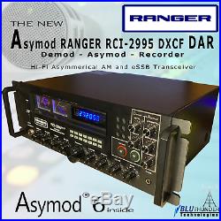 Asymod Ranger RCI-2995 DXCF ADR (Front Panel Asymod Demod Recorder) Hi-Fi TX RX