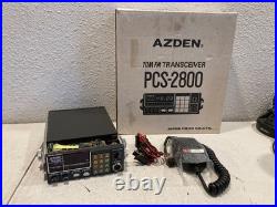 Azden PCS2800, 2M VHF Ham Radio Transceiver + manual