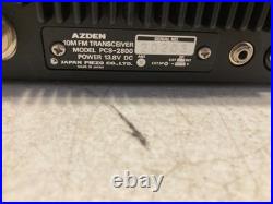 Azden PCS2800, 2M VHF Ham Radio Transceiver + manual