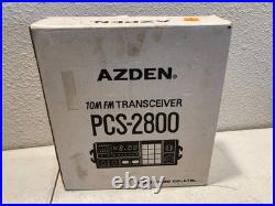 Azden PCS2800, 2M VHF Ham Radio Transceiver + manual