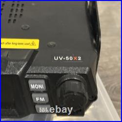 BTECH UV-50X2 50 Watt Dual Band Mobile HAM Radio withProgramming Cable TESTED