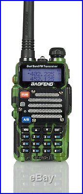 Baofeng Green BF-F9 V2+ TRI-POWER (8 Watts) Two Way HAM Radio UHF/VHF FM