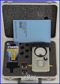 Bird 4410a Thruline RF Wattmeter Multi-Range Broadband Power Meter + Suitcase 43