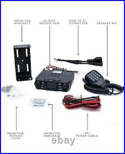 Btech UV-50X2 (2nd Gen) 50 Watt Dual Band Base, Mobile Radio VHF, UHF
