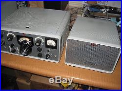 COLLINS KWM 2A TRANSCEIVER BEAUTIFUL With 516F2 POWER SUPPLY SPEAKER