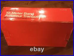 Certified Realistic HTX-100 10-Meter SSB/CW Mobile Ham Radio Transceiver With Box
