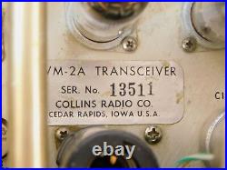Collins KWM-2A Ham Radio Transceiver (SN 13511, collector quality cosmetics)