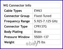 Com-tech High Freq. &Broadcast Italy-made. DC 4A23 Rare 4-Slot 7/8 Coupler
