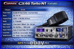 Connex? C46? Turbo? N1? 200Watts? High-Power? 10? Meter? Radio? AM/FM? Echo? Talkback
