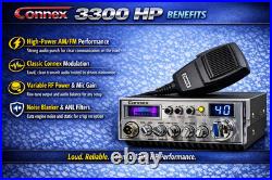Connex CX-3300 HP 10-Meter Ham Radio for Truckers AM/FM Strong Modulation