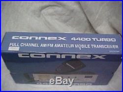 Connex CX-4400 HP Turbo 10 Meter Amateur Ham Mobile Radio AM FM 100W Transceiver