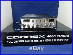 Connex CX-4600 Turbo HP 10 Meter Ham Mobile Radio AM, FM, PRO TUNED & ALIGNED