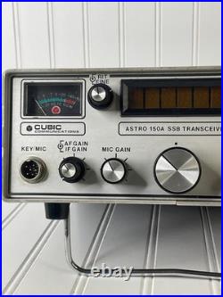 Cubic Astro 150A Single Sideband SSB Ham Radio Transceiver Used