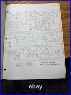 DEFECTIVE Beautiful Late SN Drake TR4 transceiver WRare Drake Factory Ta G3D