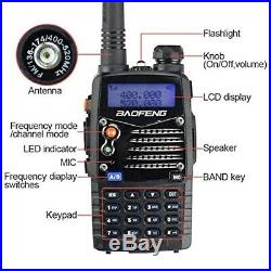 Digital Handheld Radio Scanner Fire Police VHF FM EMS Ham 2 Way Dual Transceiver