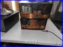 Drake T4X with R4 and power supply ham radio