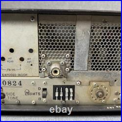 Drake TR-4C Vintage Ham Radio Receiver Untested No Cords