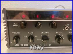 Drake UV-3 FM Transceiver Vintage Ham Radio VHF UHF