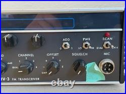 Drake UV-3 FM Transceiver Vintage Ham Radio VHF UHF Check Notes