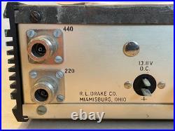 Drake UV-3 FM Transceiver Vintage Ham Radio VHF UHF Check Notes