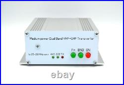 Dual Band 222 + 440 to 28 MHz 8Watts ASSEMBLED TRANSVERTER VHF UHF 28mhz