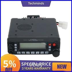 Dual Band FM Transceiver Mobile Radio UHF VHF 50W WithO Antenna Feeder Line Clamp