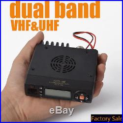 Dual Band VHF UHF Mini Ham Mobile Vehicle Radio Base 128CH Portable Transceiver