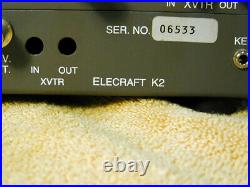 ELECRAFT K2 TRANSCEIVER LOADED, SSB, 160 METERS, NOISE BLANKER, RS-232 Manuals