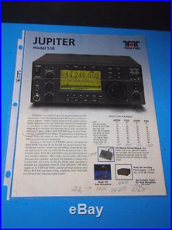 Estate Ten-tec Jupiter Model 538 Transceiver Power Cord Bundle 302j 705 963 701
