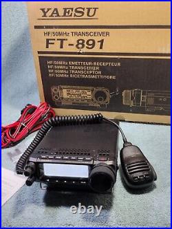 Extended Tx / 60m? Nice Yaesu Ft-891 Compact All Mode Transceiver Hf+6m + Box