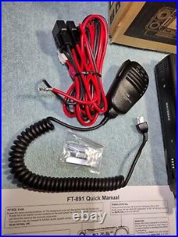 Extended Tx / 60m? Nice Yaesu Ft-891 Compact All Mode Transceiver Hf+6m + Box