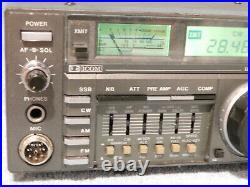 FOR PARTS? ICOM IC-735 WithFILTERS HF ALL BAND/ ALL MODE HAM RADIO TRANSCEIVER