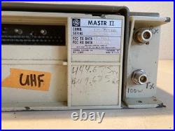 GE MASTR II UHF 100W Mobile Ham Radio Repeater EX55KKS88A 444 MHz Vintage