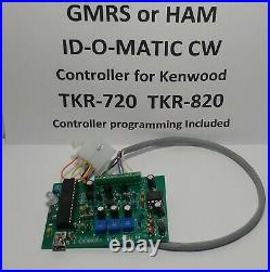 GMRS HAM Kenwood TKR-720 TKR-820 ID-O-Matic IV 4 CW ID Repeater Controller