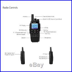 GPS DigItal Dual Band Two Way Radio TYT DM-UVF10 DPMR VHF/UHF Ham Transceiver