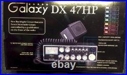 Galaxy DX47HP 10 Meter Ham Radio 100W High Power AM FM PA 7-Color LED NEW