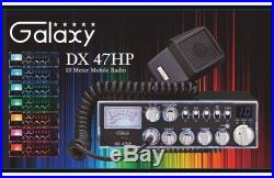 Galaxy DX-47HP 10 Meter Amateur Ham Mobile Radio AM FM PA Dual Mosfet Finals NEW