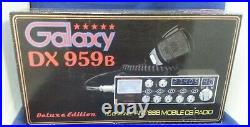 Galaxy DX-959B Mobile CB Radio with Blue Channel Digits, Backlit