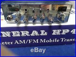 General Hp-40w 10 Meter Mobile Ham Radio Transceiver Pro Tuned And Aligned