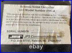 HAM Radio Active Antenna JPS Communications ANC-4 Noise Cancelling FREE SHIP