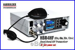 HBR4HF Quad Band HF Transceiver (80m, 40m, 20m, 10m+)