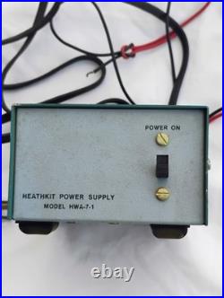 HEATHKIT HW-8 TRANSCEIVER / Power Supply HWA-7-1