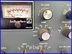 Hallicrafters FPM-300 MKII Ham Radio Transceiver SN 460101428031 Untested